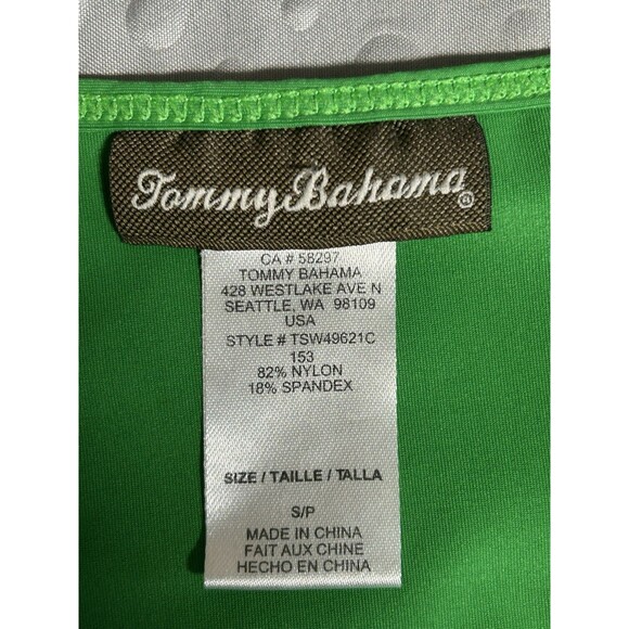 Vintage Tommy Bahama Sleeveless Green Dress Golf Tennis Pickleball Preppy School - Picture 6 of 7